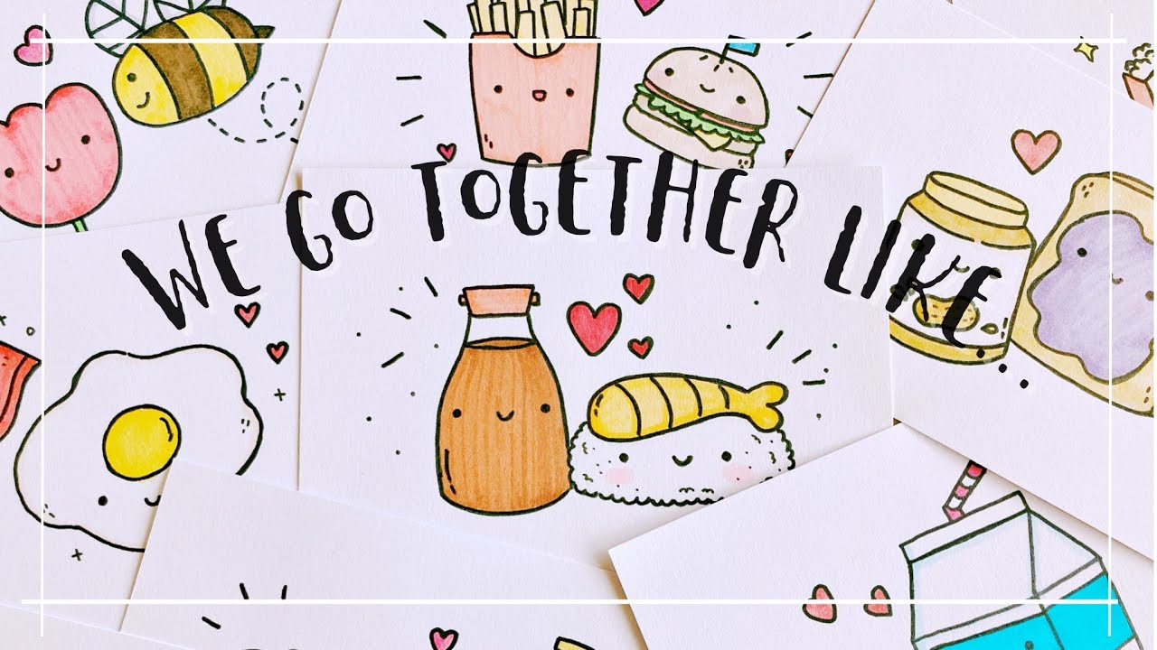 🌼🐝 Best Friend / Couple Doodles