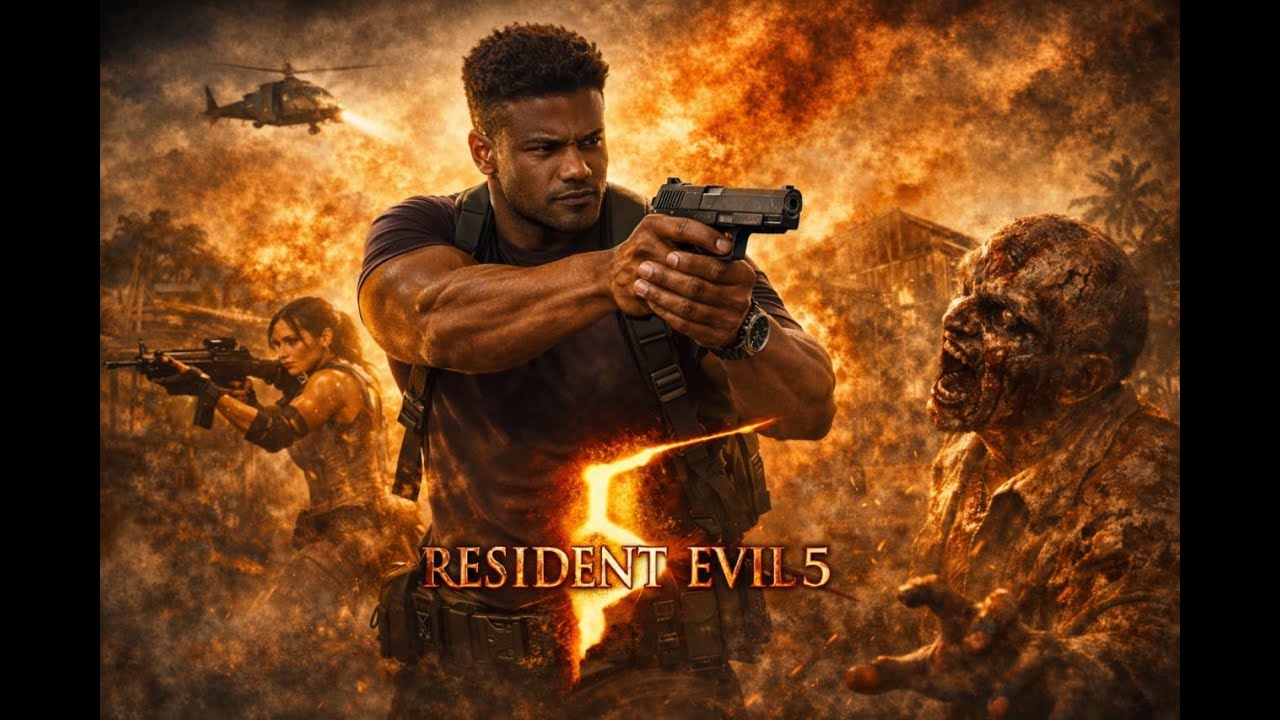 🔴RESIDENT EVIL 5 PROFISSIONAL – O NEGÃO TÁ BRABO CONTRA OS ZUMBIS! # PARTE 1