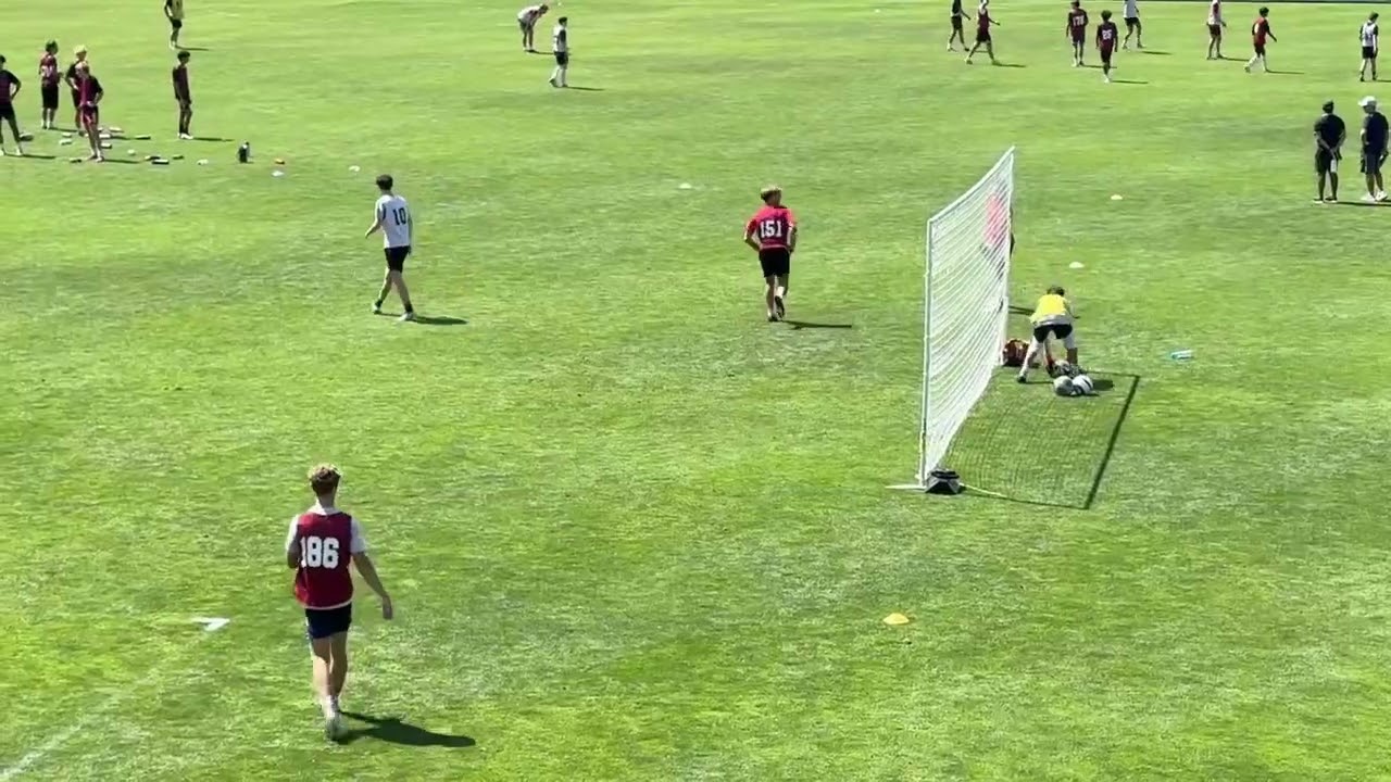 Cody Gomez Goalkeeper University of Denver ID Camp 8v8 and 11v11 Games