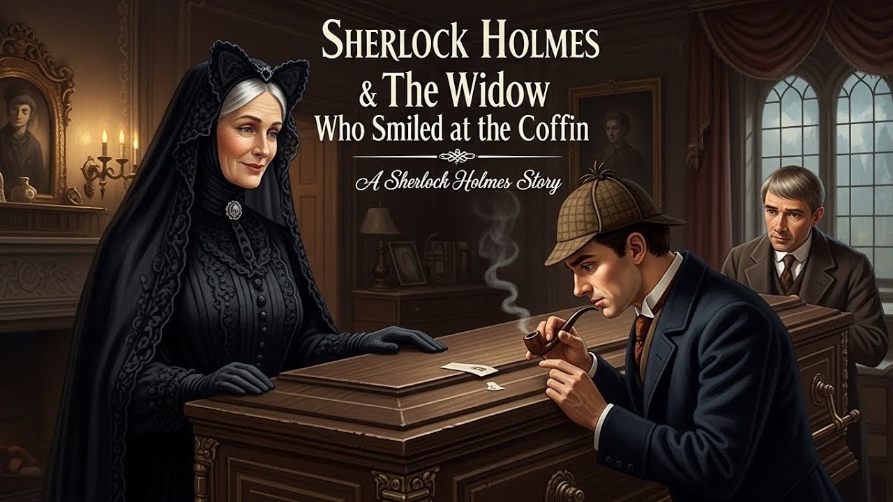 Sherlock Holmes & The Widow Who Smiled at the Coffin  A Sherlock Holmes Story
