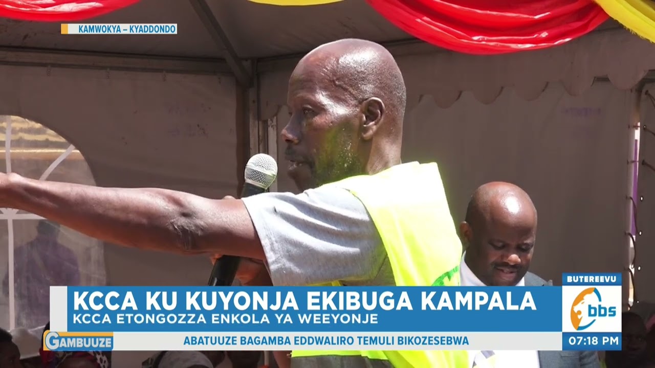 KCCA Etongozza Enkola ya Weeyonje , Erabudde Bannakampala Abamansa Kasasiro. #Gambuuze