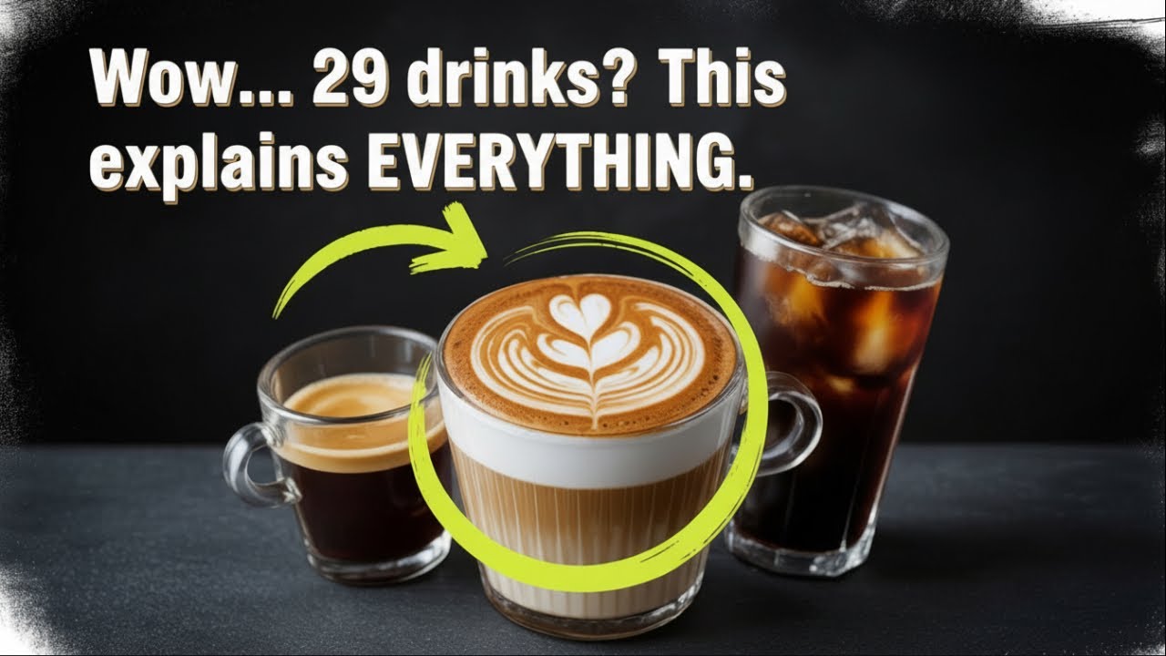 29 Coffee Drinks Explained [Ultimate 2025 Visual Guide]