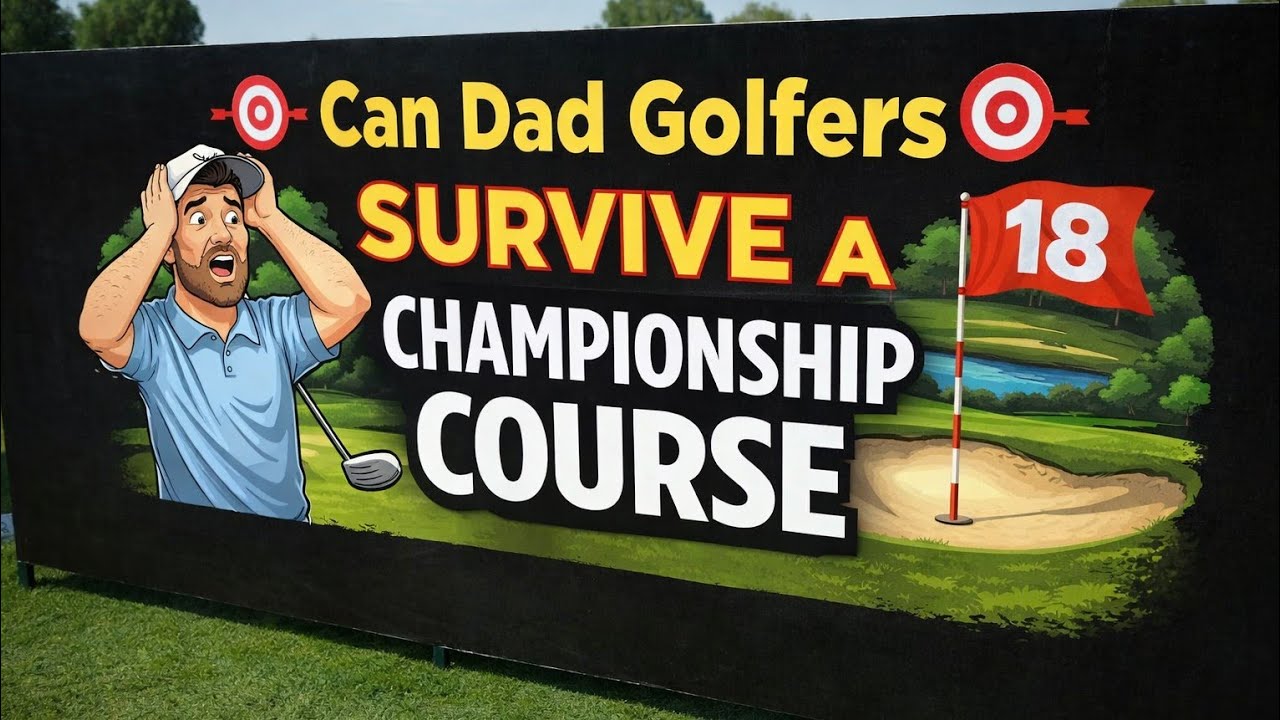 Will Dad Golfer survive @DPWorldTour championship course @JumeirahGolfEstatesDxb on @TrackmanGolf 