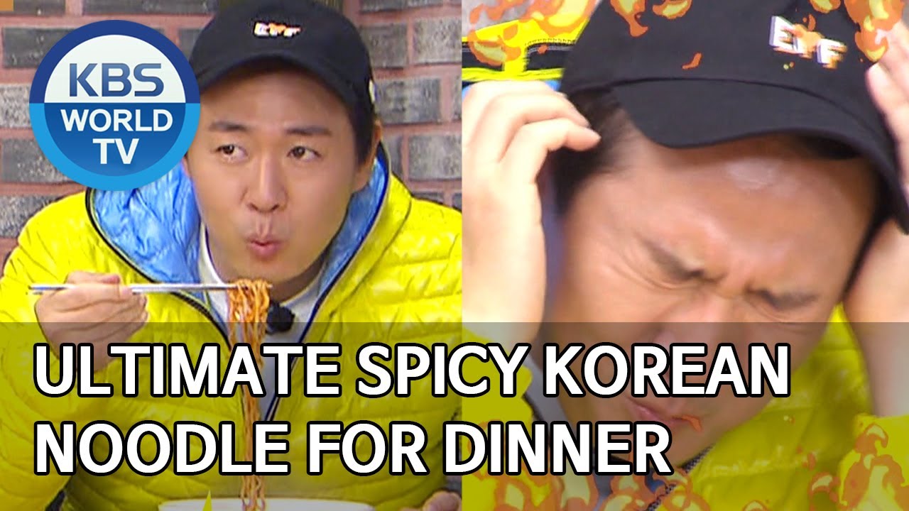 ULTIMATE SPICY KOREAN NOODLE for dinner [2 Days & 1 Night Season 4/ENG,THA/2020.05.24]