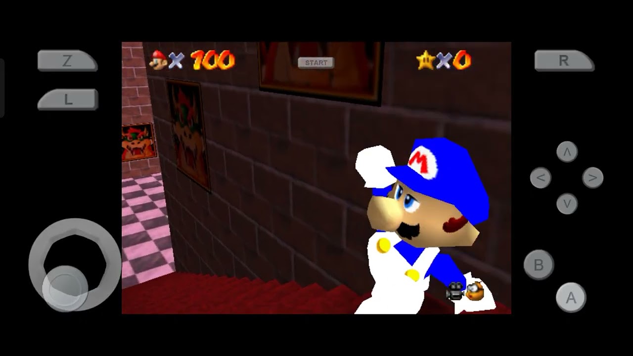 Playing Super Mario 64 As smg4 Nostalgia btw
