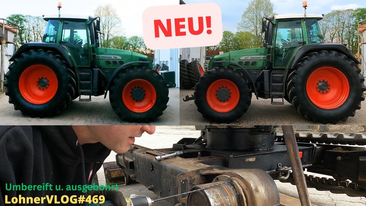 LohnerVLOG#469 Radbruch am Minibagger TC16 I Neue VF Reifen für den Fendt Vario 926 I Kramer Allrad
