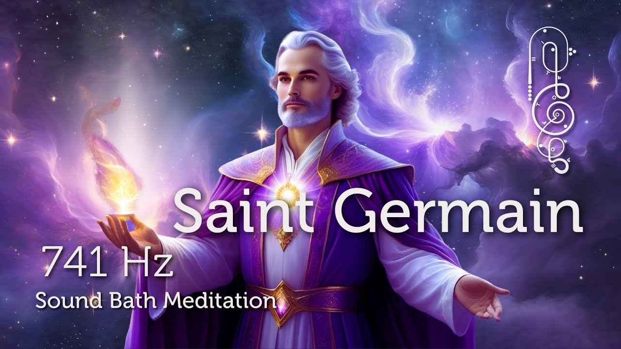 Saint Germain Sound Bath Meditation with Pleiadian Music