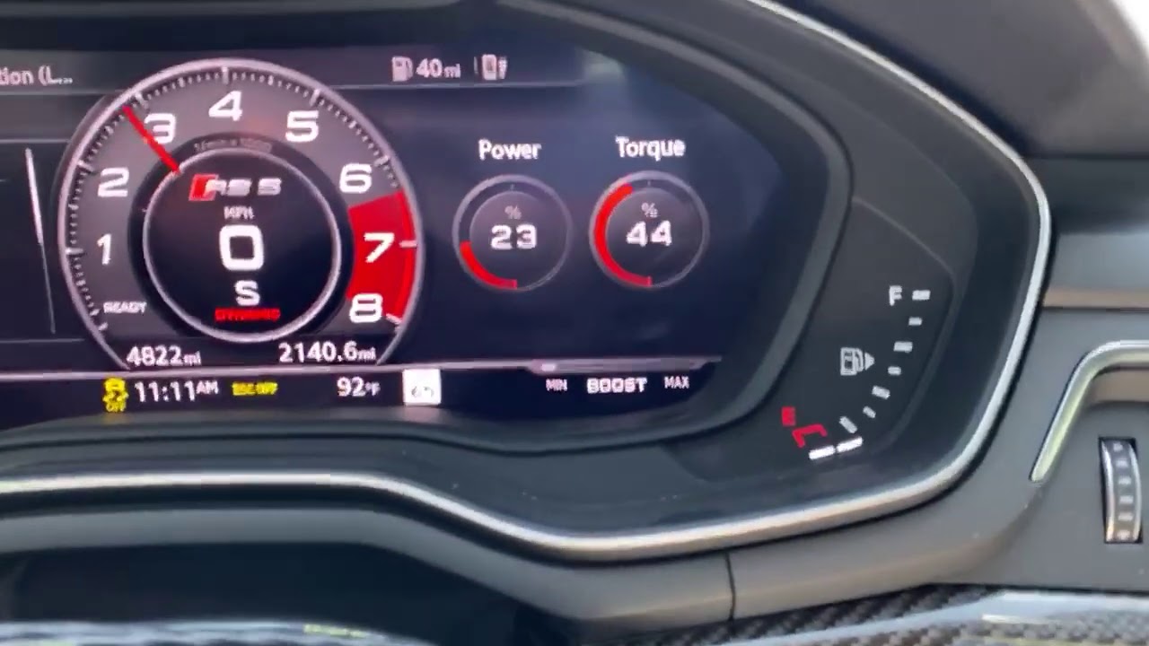 B9 RS5 (2.9T) Launch Control Demo