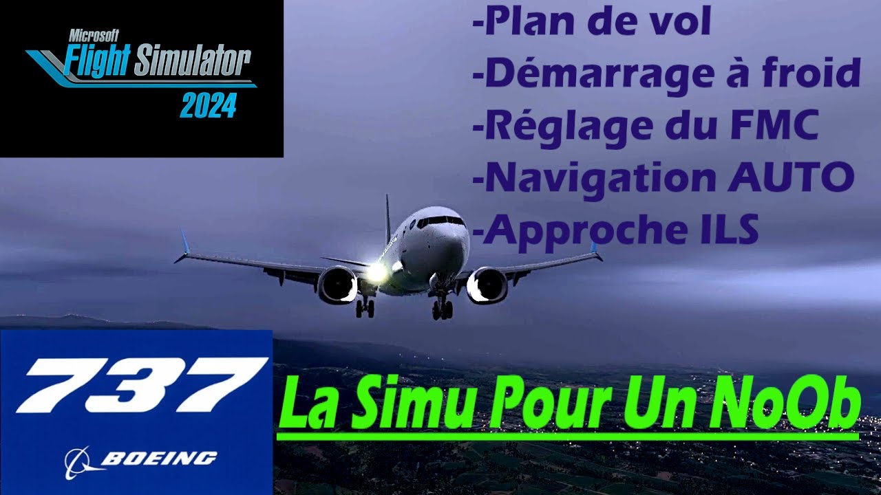 MSFS 2024 - Vol complet en Boeing 737 Max Asobo #1