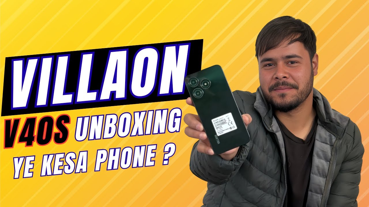 VILLAON V40s UNBOXING 🎁 - YE KESA PHONE HAIN ?