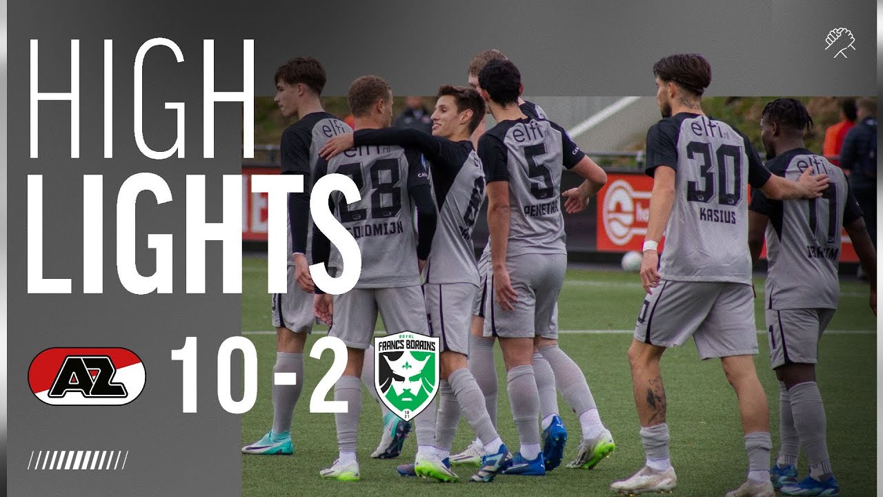 Twelve Goals! | AZ - Royal Franc Borains | Friendly