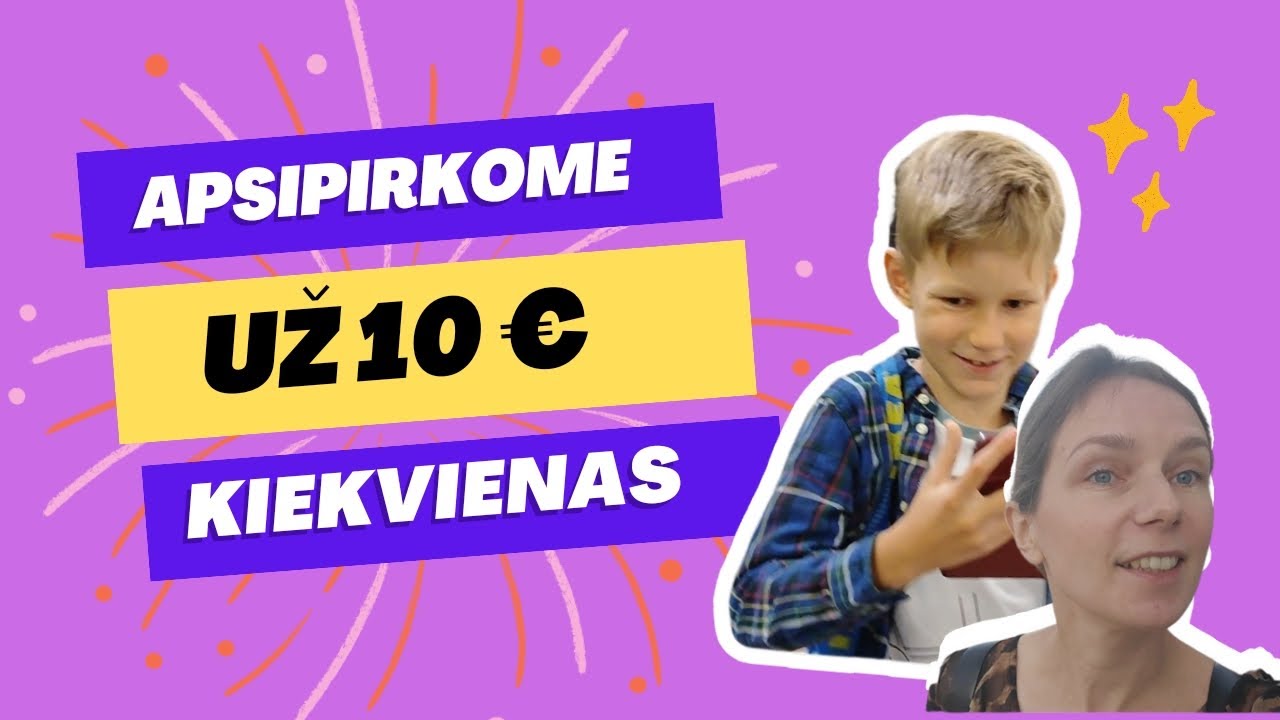 #challenge IŠŠūKIS APSIPIRKTI UŽ 10 € mamų mugėje