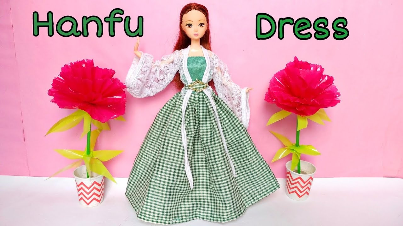 Making Hanfu Dress For Barbie Doll | D Creating
