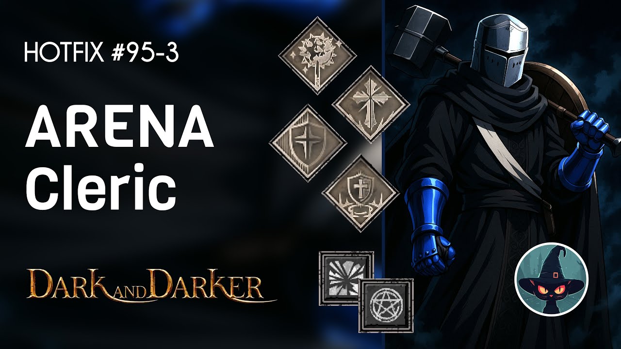 The last Arena SemiSemiWipe Cleric Gameplay Dark And Darker Hotfix 95-3