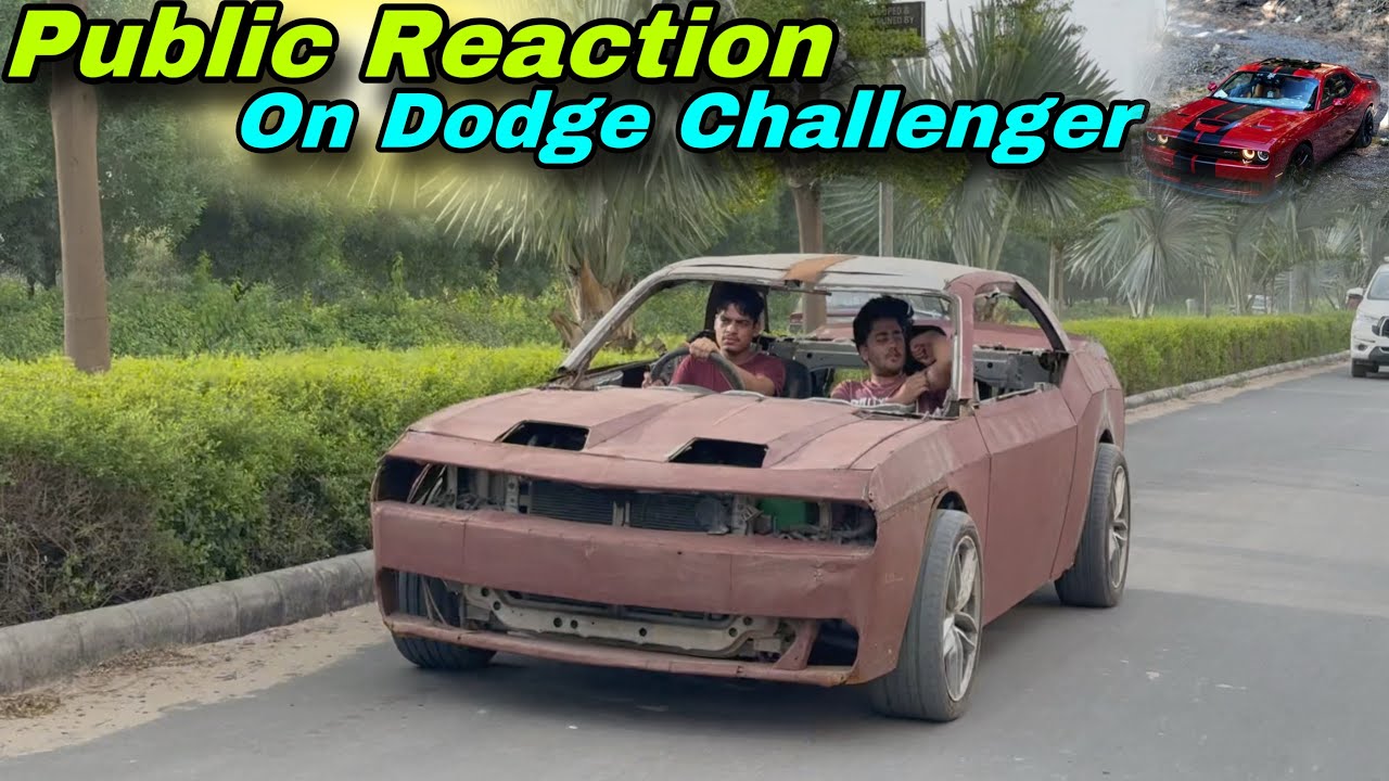 Public reaction on Dodge Challenger SRT//😱