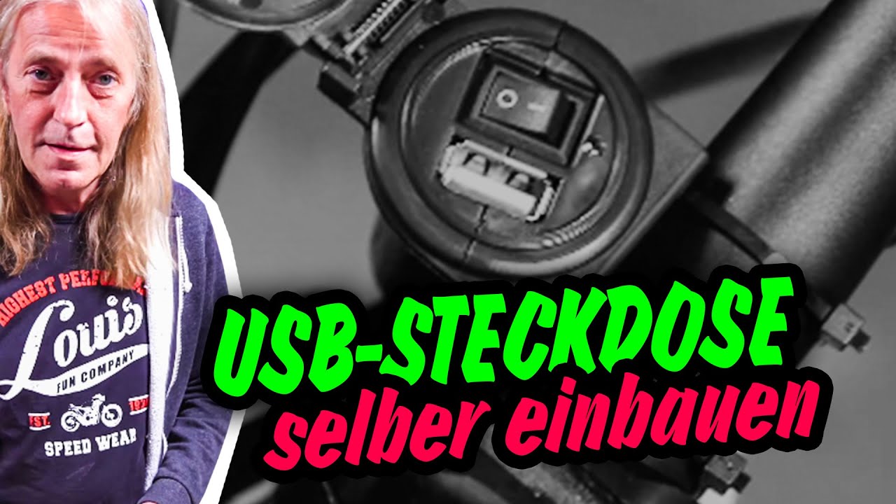 USB-/12 Volt-Steckdose am Motorrad montieren | HOW TO