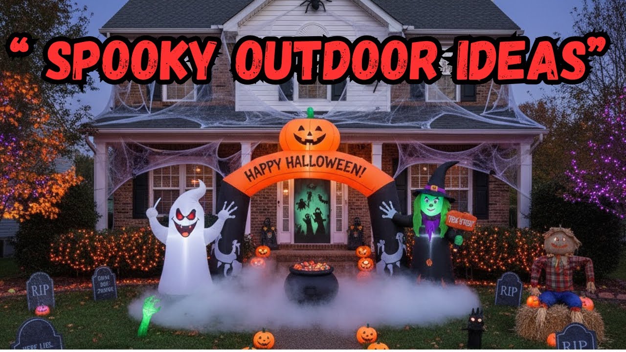 🎃 “Top Amazon Halloween Decorations You Need  | Spooky Outdoor Ideas”