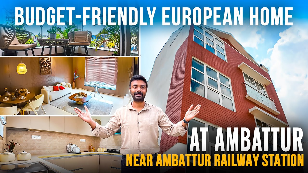 Первые виллы в европейском стиле в Ченнаи на продажу | Hi Living Pristine Ambattur #3pinrealty