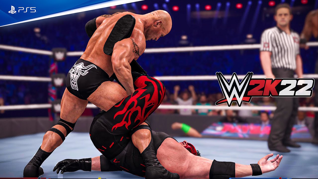 WWE 2K22 John Cena, The Rock, vs Kane, Undertaker, | Tag Team Match Full Match | PS5 4K Gameplay