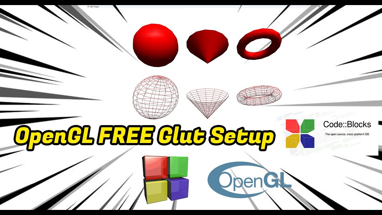 OpenGL - Freeglut Setting on Codeblocks for free 2025