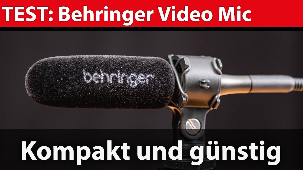 Test: Behringer Video Mic – günstiges Shotgun-Mikrofon