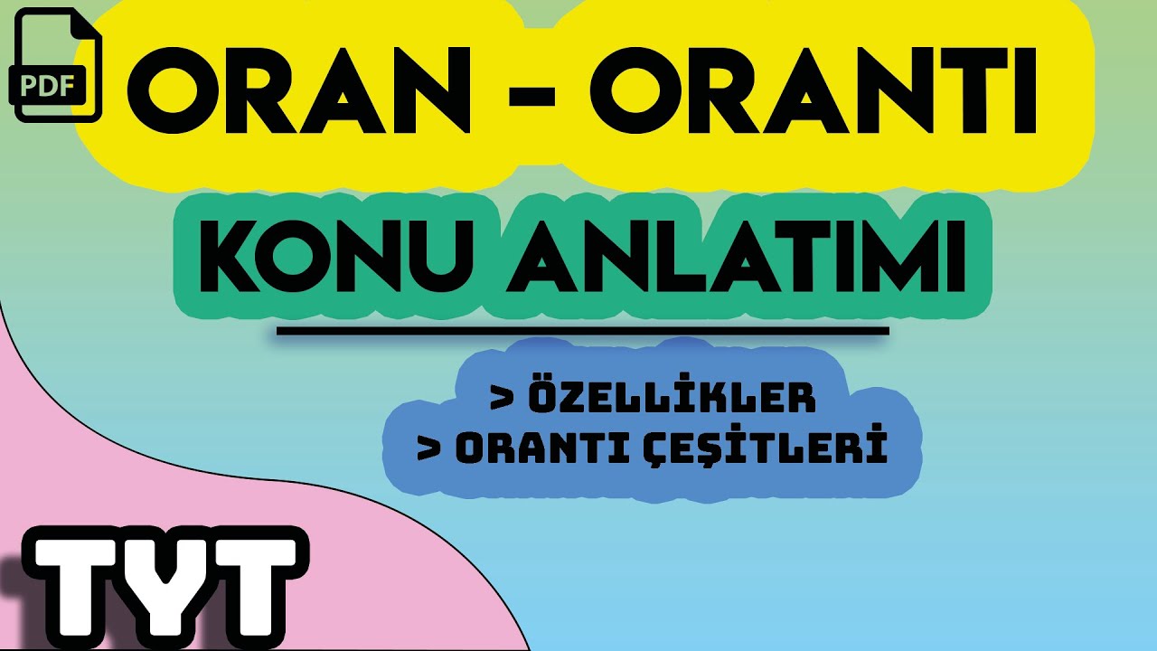 ORAN - ORANTI | KONU ANLATIMI | +PDF