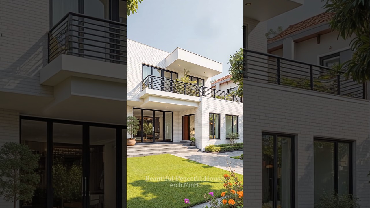 Modern Flat Roof House | 2-Story Design