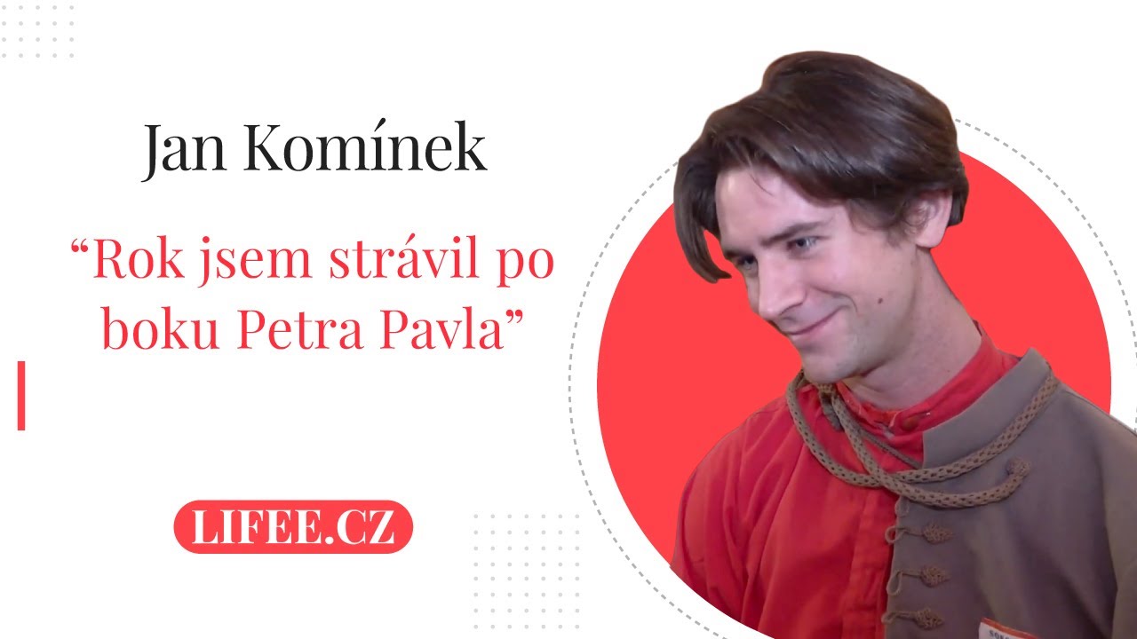 Jan Komínek z Dobrých zpráv má herectví spíš jako koníčka: Rok jsem strávil po boku Petra Pavla