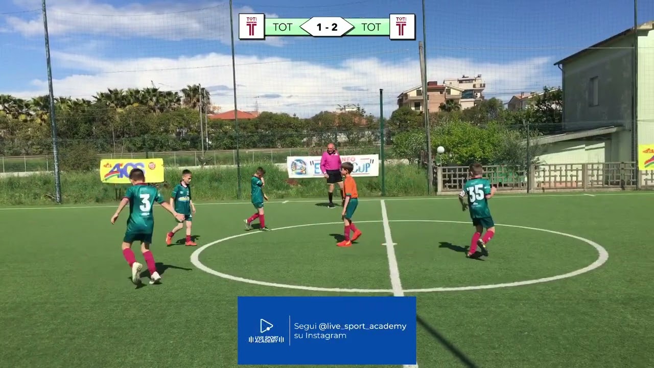 Totti soccer school gialla vs Totti soccer school rossa