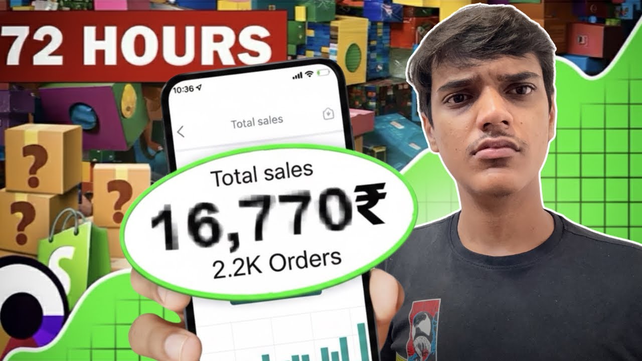 72 Hours Winter Dropshipping Challenge on Roposo Clout 🤖 (Shocking Results)‼️
