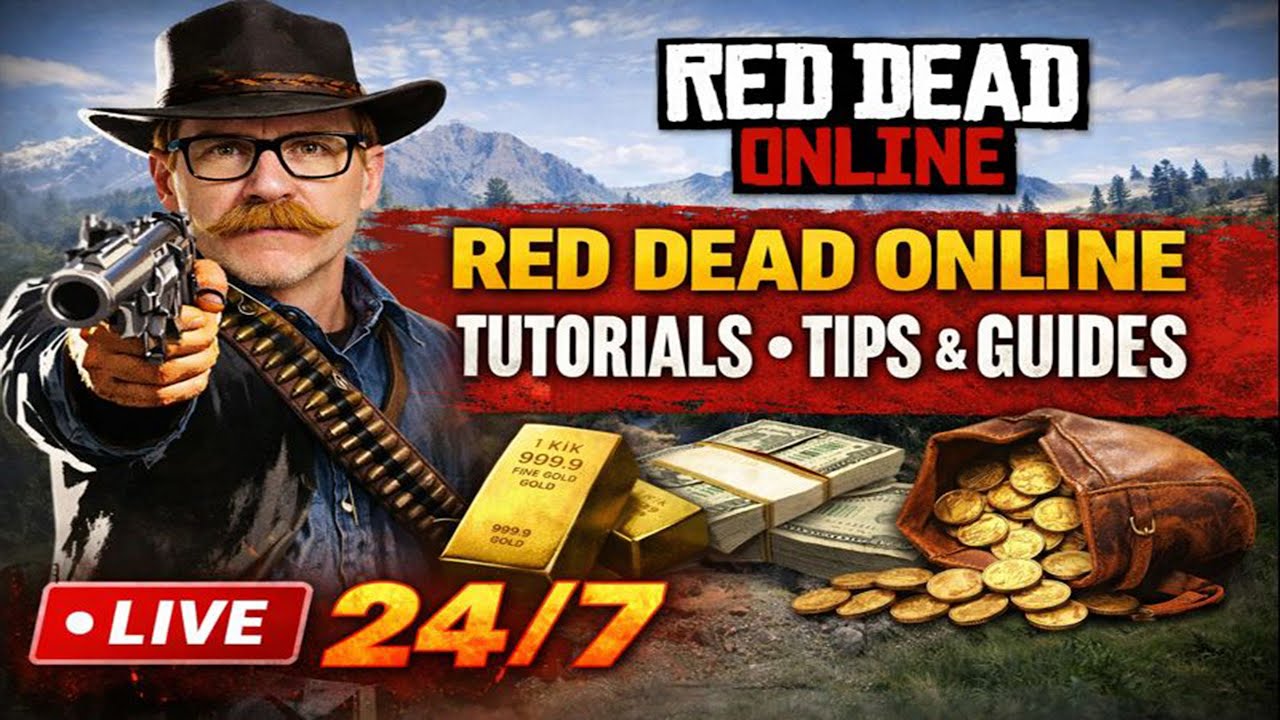 🔴 24/7 Red Dead Online Tutorials, Tips & Guides (Always On)