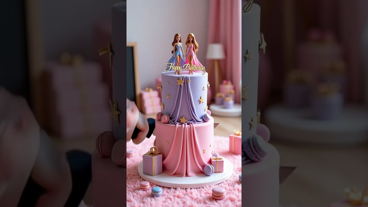 Barbie & Sindy&rsquo;s Dream Fashion Show Cake