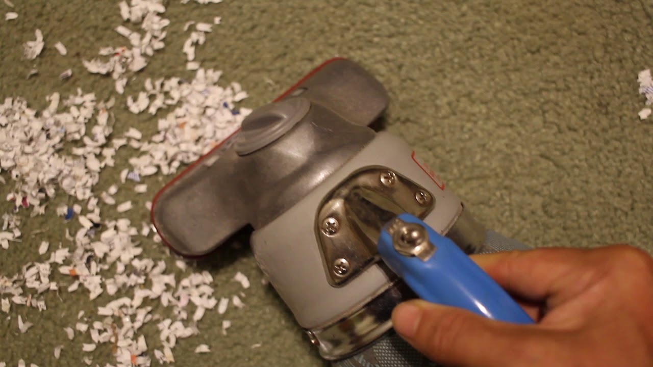 Royal 501 picking up a huge amount of shredded paper