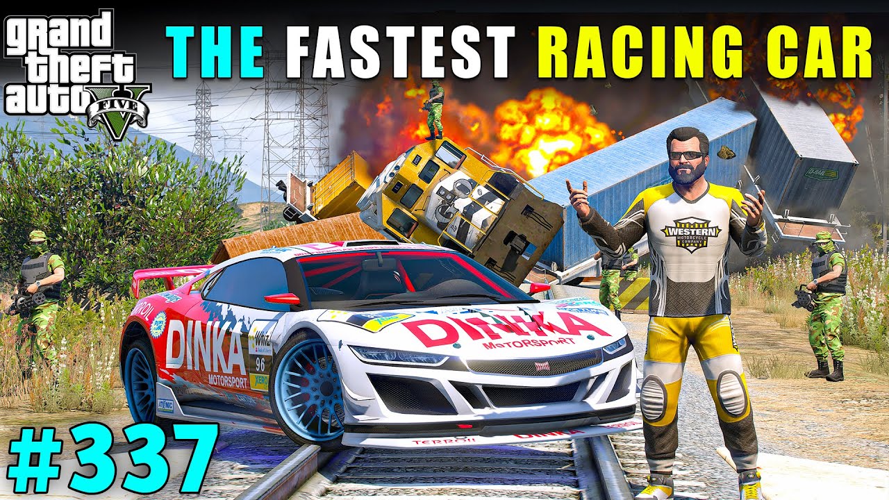 MICHAEL STEALING THE FASTEST RACING CAR | GTA V GAMEPLAY #337 | GTA 5