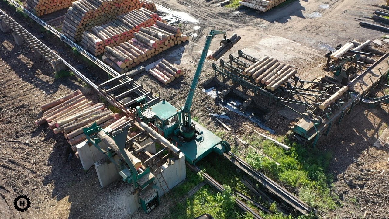 Baljer Zembrod - manipulační a třídící technika na pile