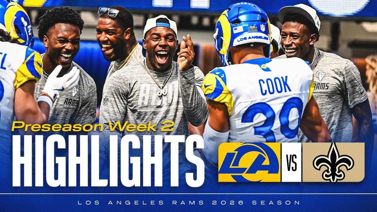 Rams Top Plays In Preseason Win vs. Saints: 100-Yard Pick-6, Stetson Bennett's 2 TDs + More