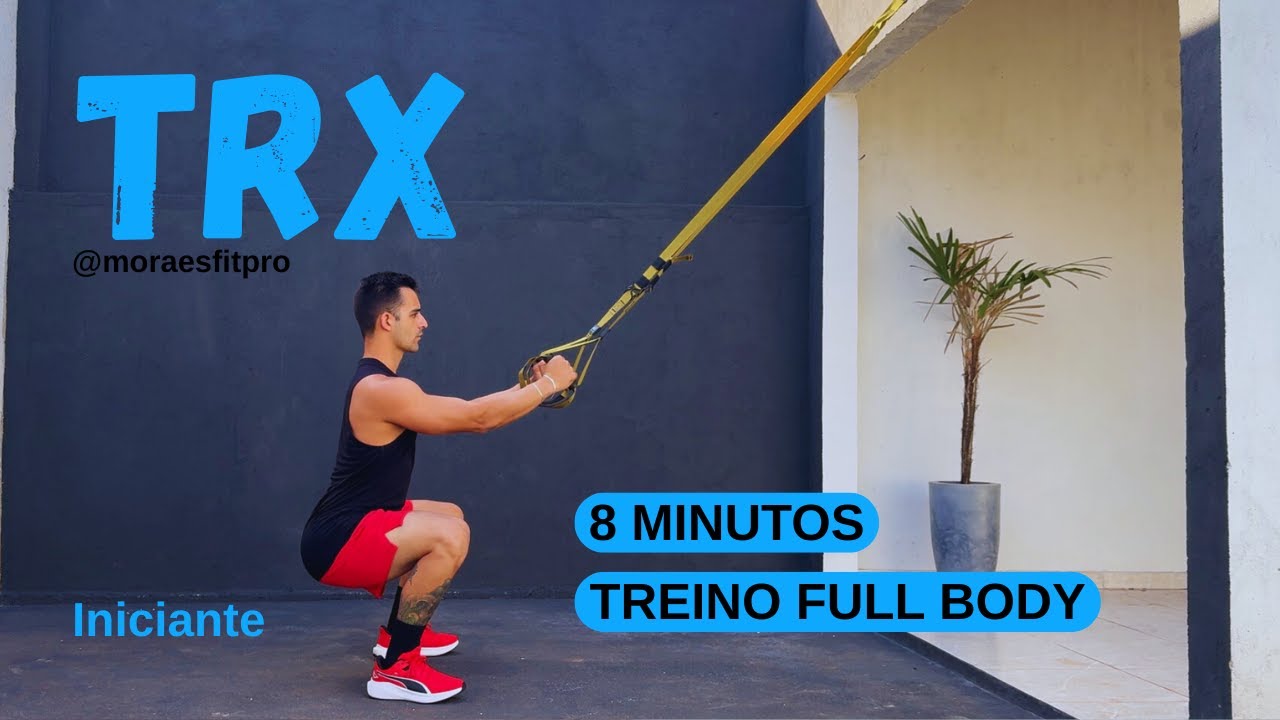 Treino COMPLETO em 8 MIN no TRX – sem parar!