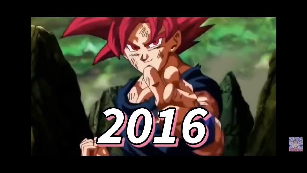Evolution of Goku SSG 2015-2018