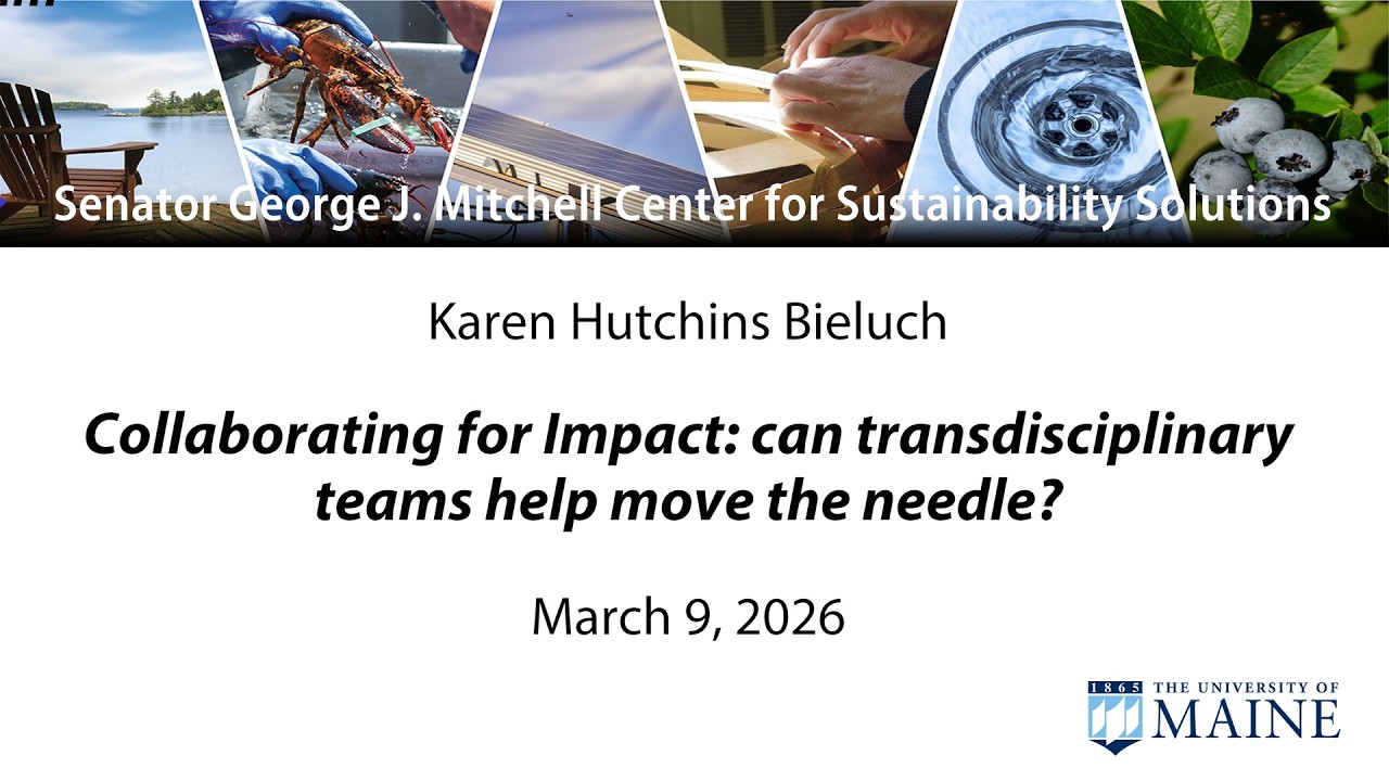 Karen Hutchins Bieluch, Mitchell Center Talk Series, 3/9/2026