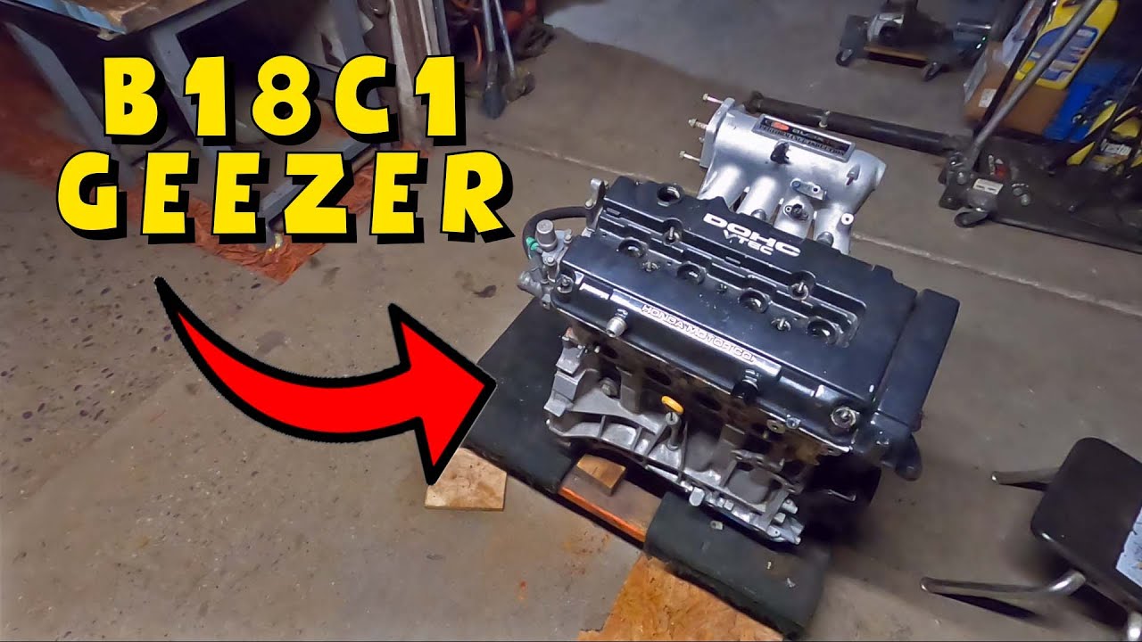 Assembling my JUNKYARD B18C1 Engine