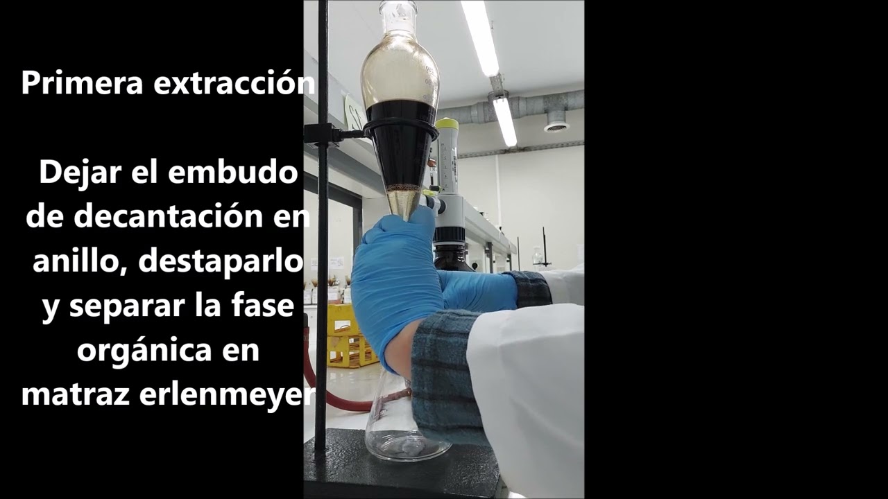 Obtención Cafeína de muestra de té. Extracción líquido líquido
