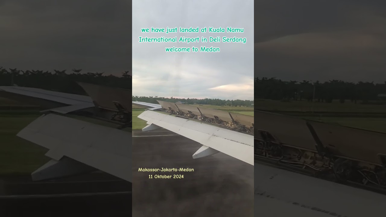 CITILINK LANDED IN KUALA NAMU INTERNASIONAL AIRPORT [WELCOME TO MEDAN] #reels #citilink #landed #fyp
