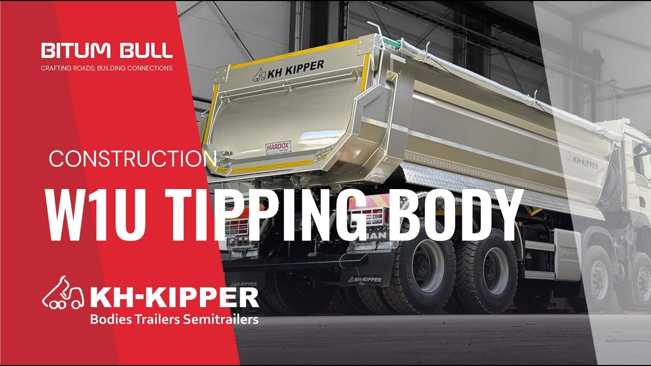 W1U Bitum Bull - tipping body for loose material & bituminous mass transport