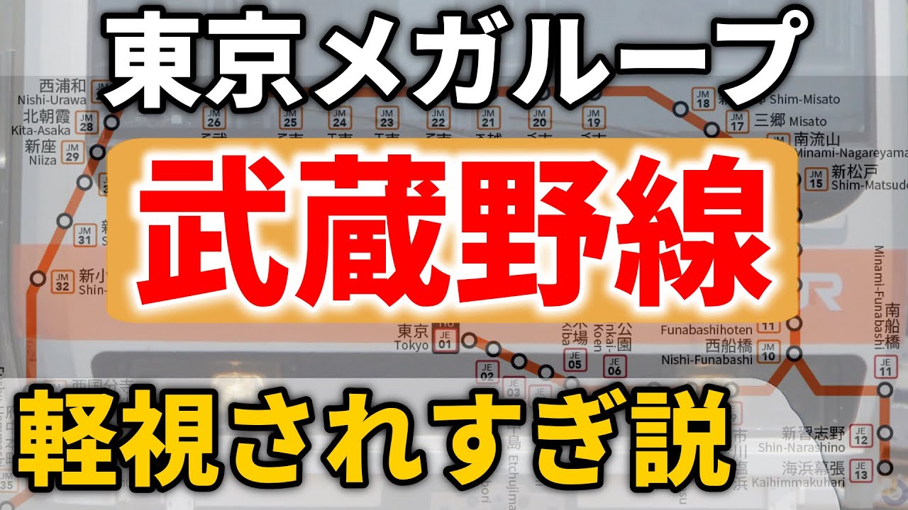 【検証】武蔵野線、他の路線に軽視されてる説 #武蔵野線 #検証 #検証動画 #検証シリーズ #検証してみた #水ダウ #水曜日のダウンタウン