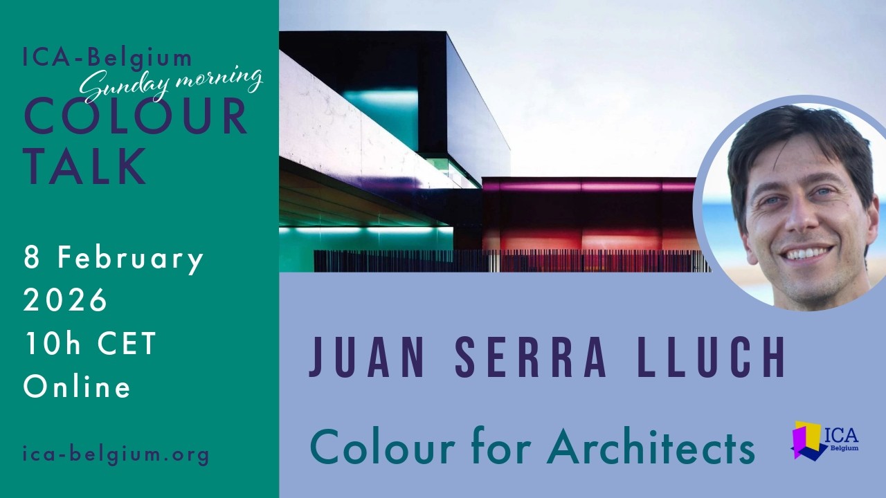 ICA Belgium Sunday Morning Colour Talk with Juan Serra Lluch