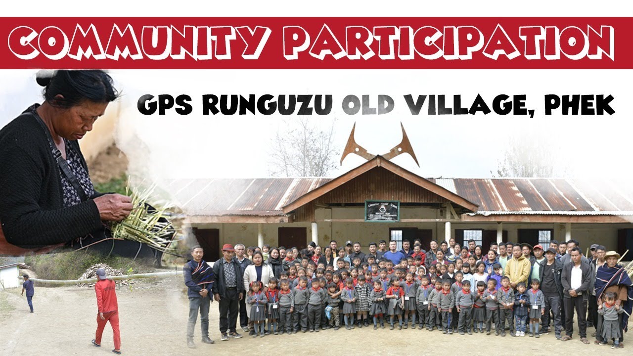 Community Participation at GPS Runguzu Old Village, Phek