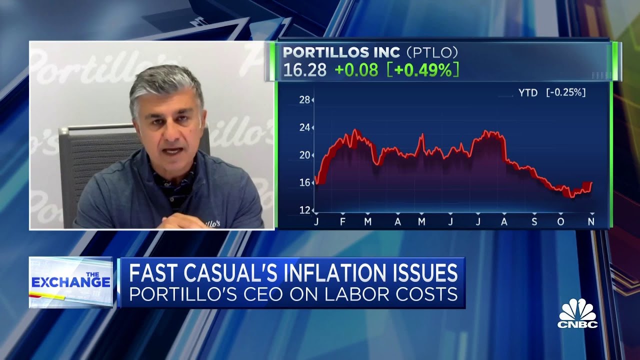 Portillo's CEO Michael Osanloo: We expect a sequential margin decline from Q3 to Q4