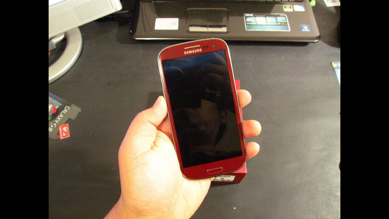 Unboxing and First Look: Garnet Red Samsung Galaxy S3 International Version