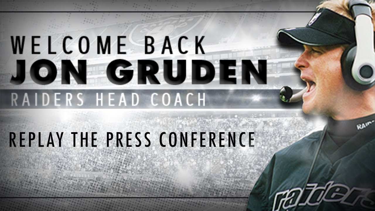 Head Coach Jon Gruden Introductory Press Conference