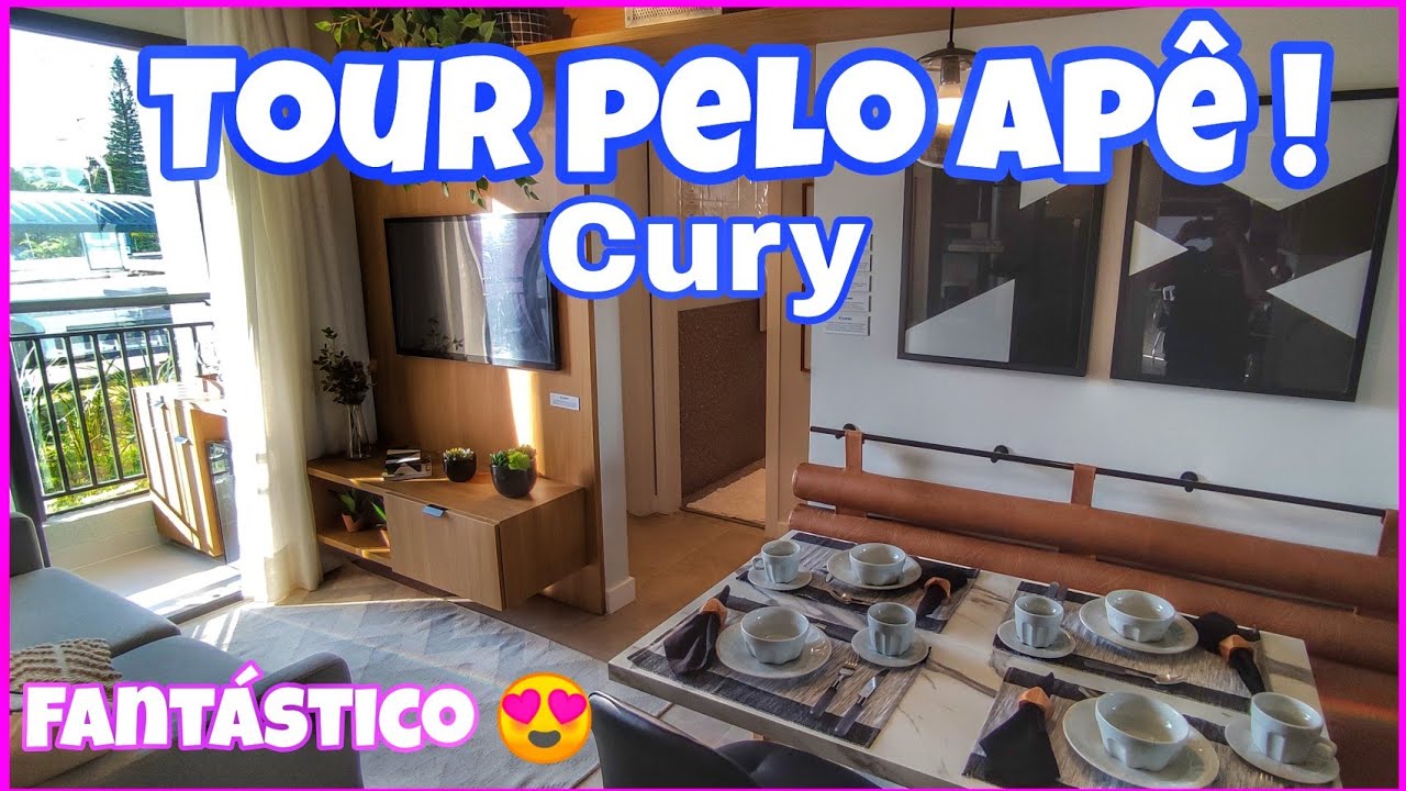 TOUR PELO APÊ 😱😍42m²/ Tour pelo apartamento completo / modelo decorado / CURY CONTRUTORA/ TOUR APÊ